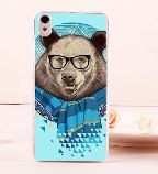 Накладка для Lenovo S850 "Ведмідь" (пластик)-0