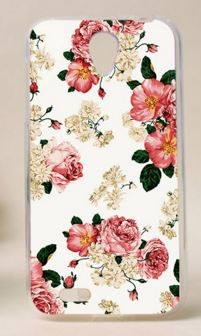 Накладка для Lenovo A859 "Квіти" (пластик)-0