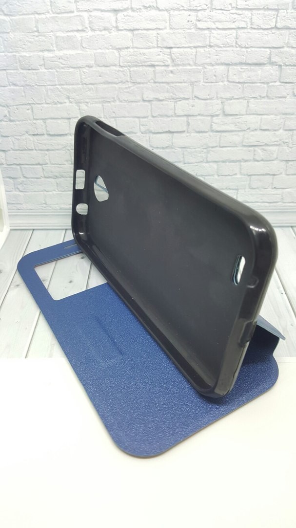 Книжка Imperium для Lenovo A859 з прихованим магнітом та вікном (синя)-2