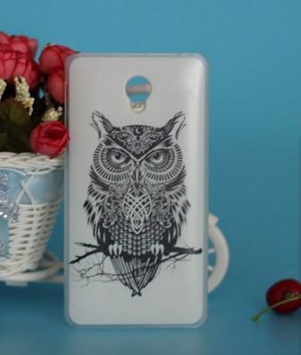 Накладка для Lenovo S860 "Сова" (пластик)-0