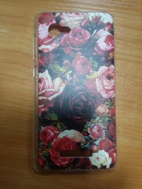 Накладка для Lenovo A880 "Троянди" (пластик)-0