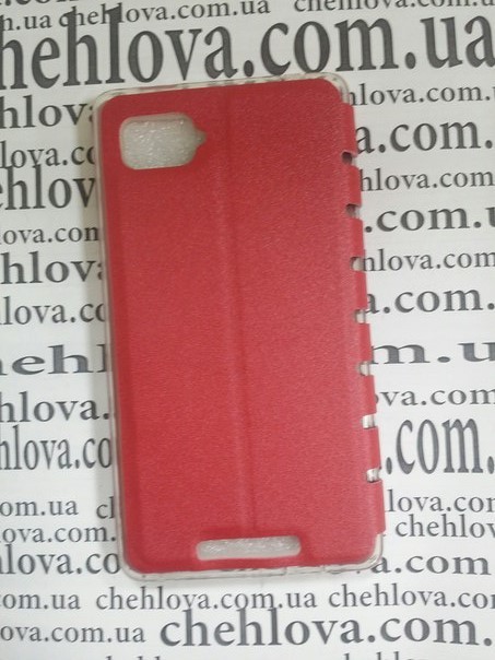 Книжка Imperium для Lenovo K910 з прихованим магнітом та вікном (червона)-2