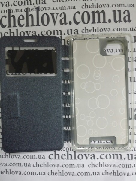 Книжка Imperium для Lenovo K910 з прихованим магнітом та вікном (чорна)-1