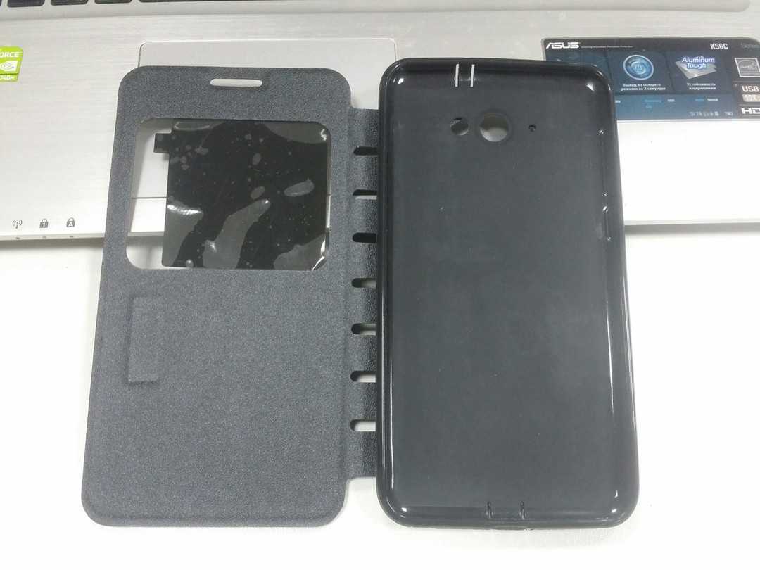 Книжка Imperium для Lenovo S930 з прихованим магнітом та вікном (чорна)-2