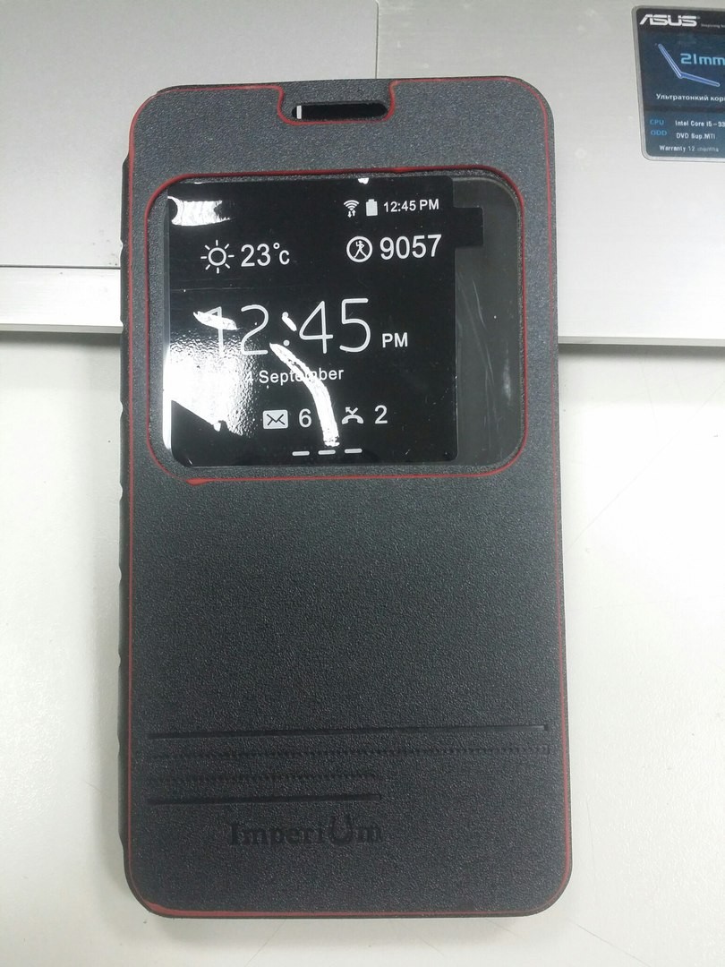 Книжка Imperium для Lenovo S930 з прихованим магнітом та вікном (чорна)-0