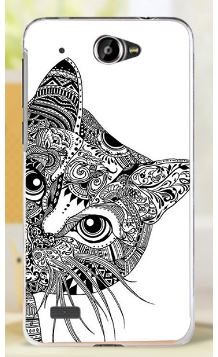 Накладка для Lenovo S939 "Кіт в засідці" (пластик)-0