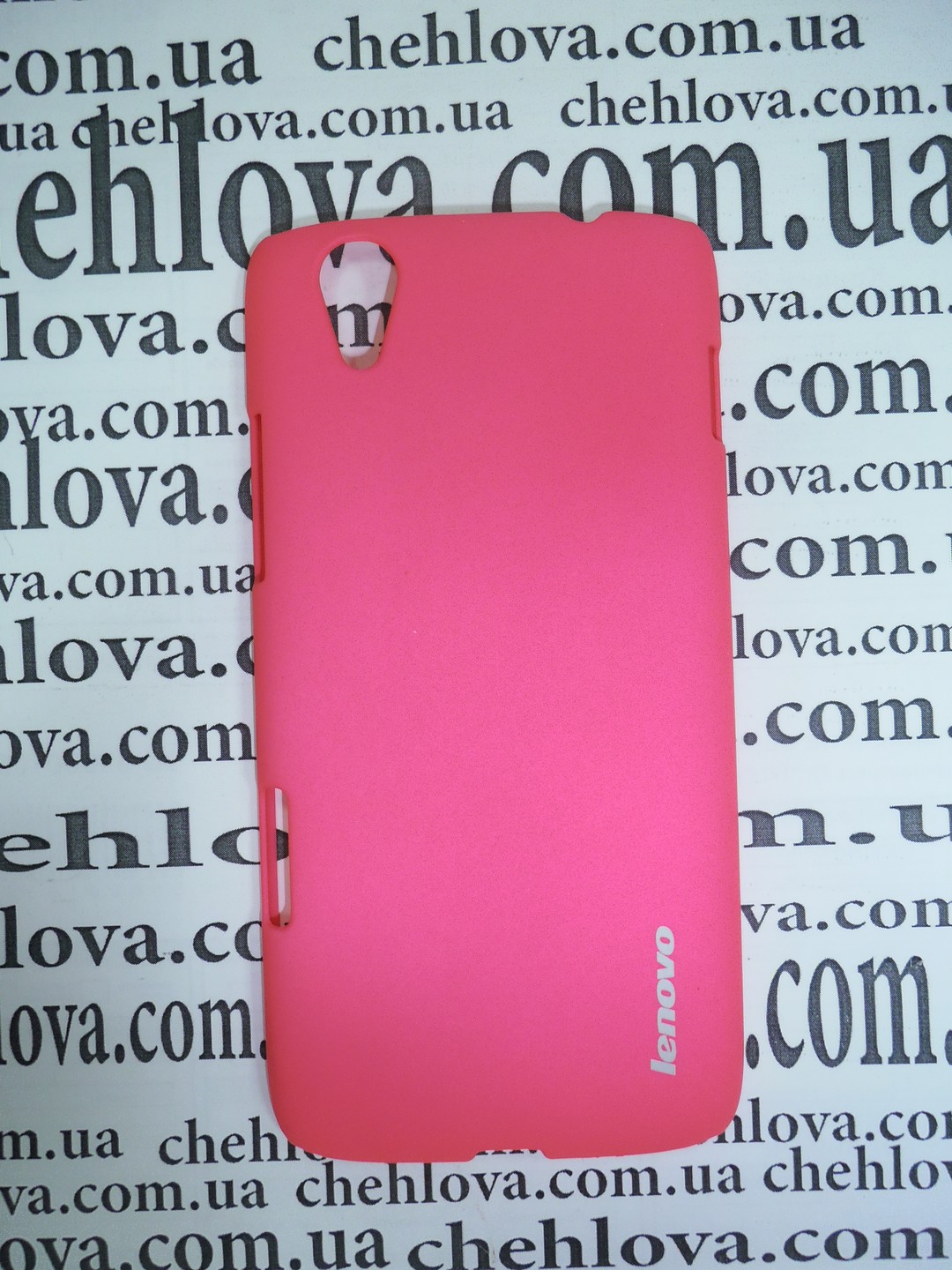 Накладка для Lenovo S960 Soft Touch (та матова плівка в комплекті) рожева-0
