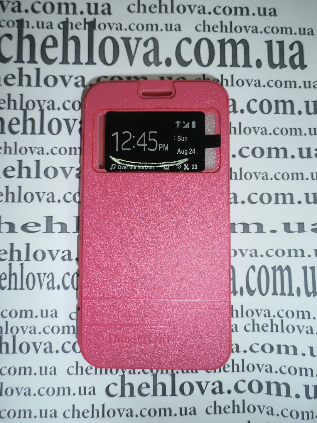 Книжка Imperium для Lenovo S960 з прихованим магнітом та вікном (рожева)-0