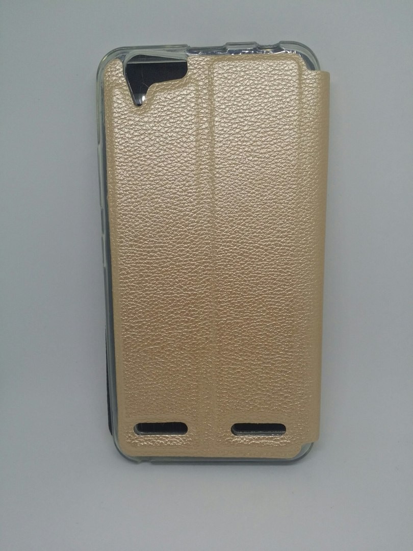 Книжка Two Windows для Lenovo Vibe K5/K5 Plus A6020 золота-1