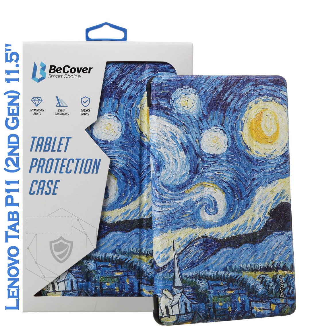 Чохол-книжка BeCover Smart Case для Lenovo Tab P11 (2nd Gen) (TB-350FU/TB-350XU) 11.5" Night-0