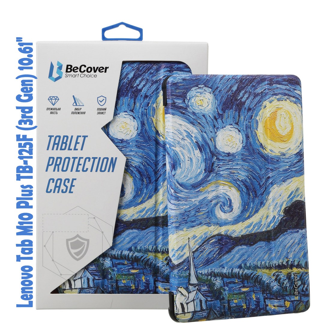 Чохол-книжка BeCover Smart Case для Lenovo Tab M10 Plus TB-125F (3rd Gen)/K10 Pro TB-226 10.61" Night-0