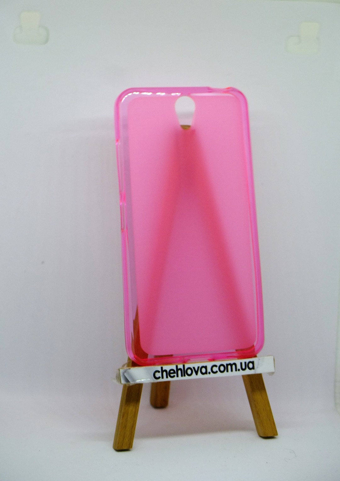 Накладка для Lenovo Vibe S1 рожева (силікон)-0