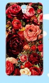 Накладка для Lenovo Vibe S1 "Троянди" (силикон)-0