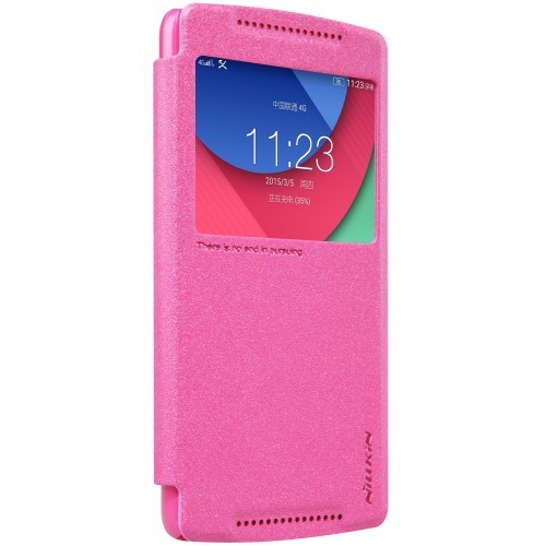 Книжка Nillkin Sparkle для Lenovo X3 Lite/K4 Not 3 Рожева-1