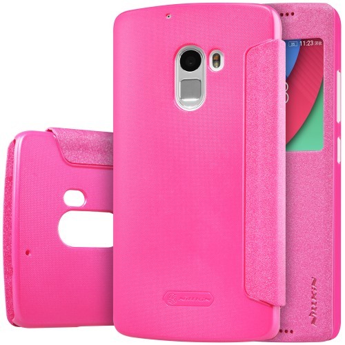 Книжка Nillkin Sparkle для Lenovo X3 Lite/K4 Not 3 Рожева-0