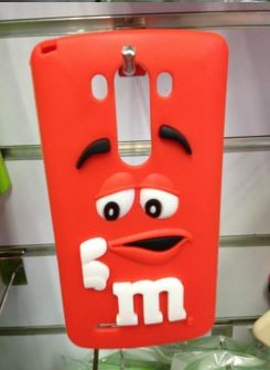 Накладка для LG G3 D855 Цукерка червона 3D-0
