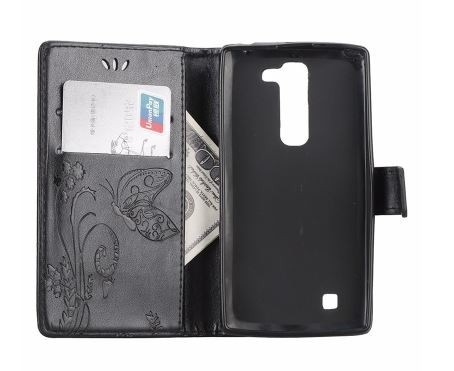 Книжка  "Гравюра-метелик" LG G4 mini  чорна-2