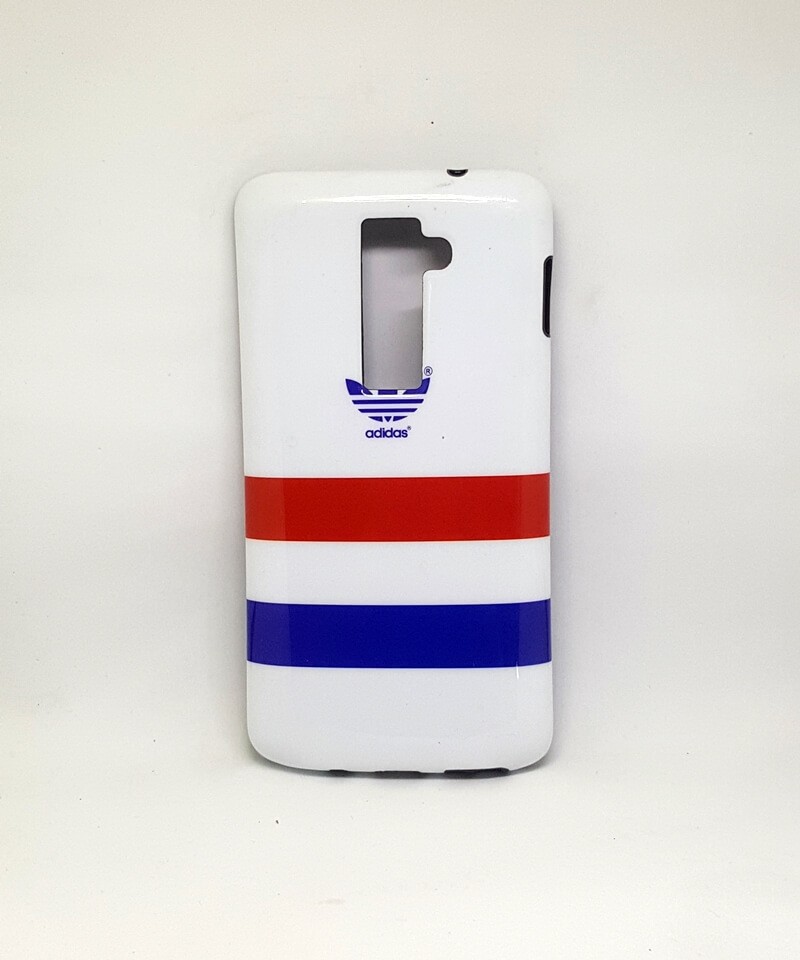 Накладка для LG G2 Adidas білий (силікон)-0
