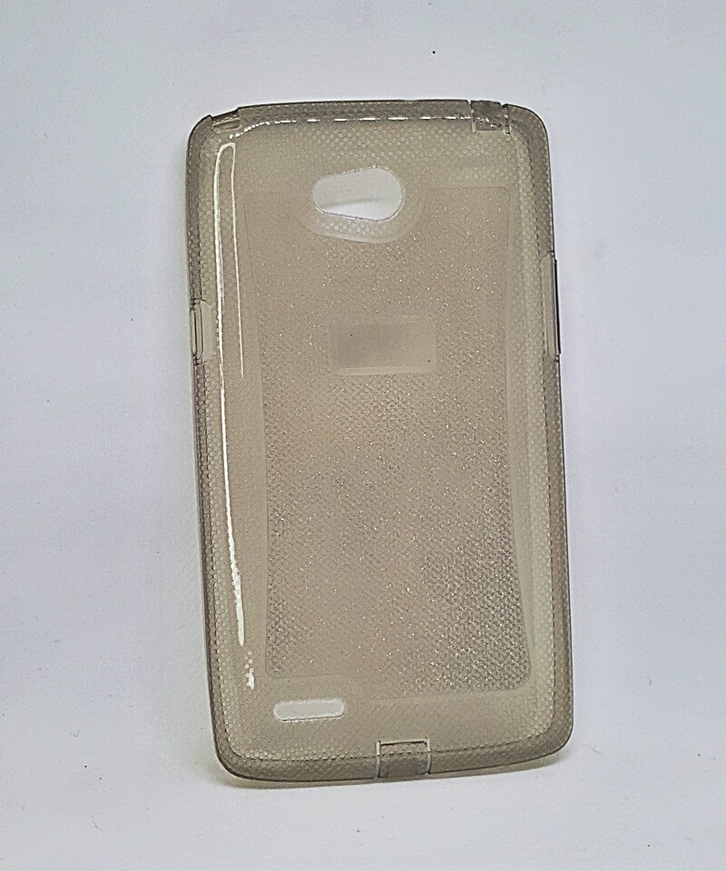 Накладка для Lg L80 LUXURE SHINE сірий (силікон)-0