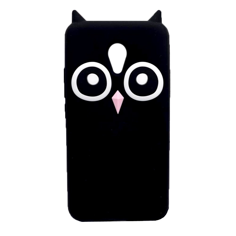 Накладка TOYS для Meizu M5 (M611)  Сова чорна-0