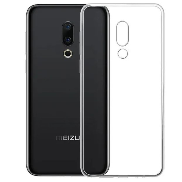Накладка A-Trade для Meizu 16 силікон прозорий-0