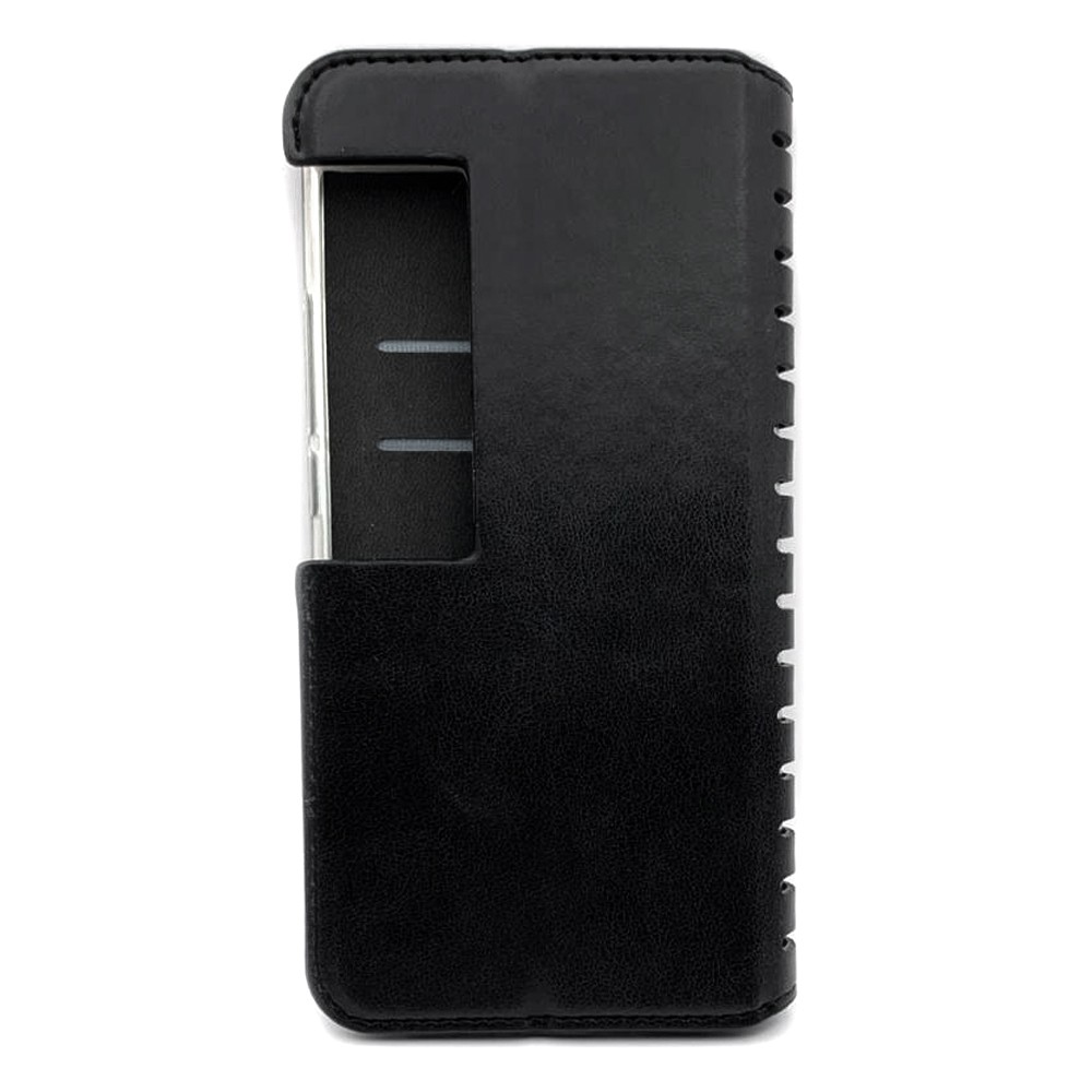 Книжка leather folio для Meizu Pro 7 Plus чорна-1