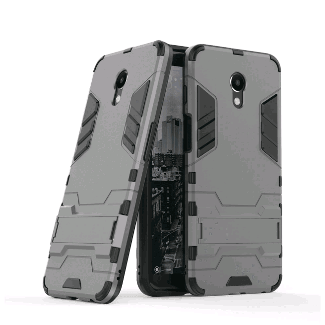 Накладка Hard Defence для Meizu M3/M3s сіра-0