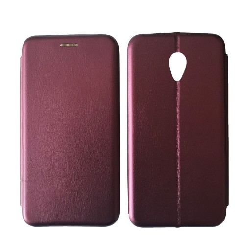 Книжка Premium для Meizu M5 Note (M621)  марсала-0