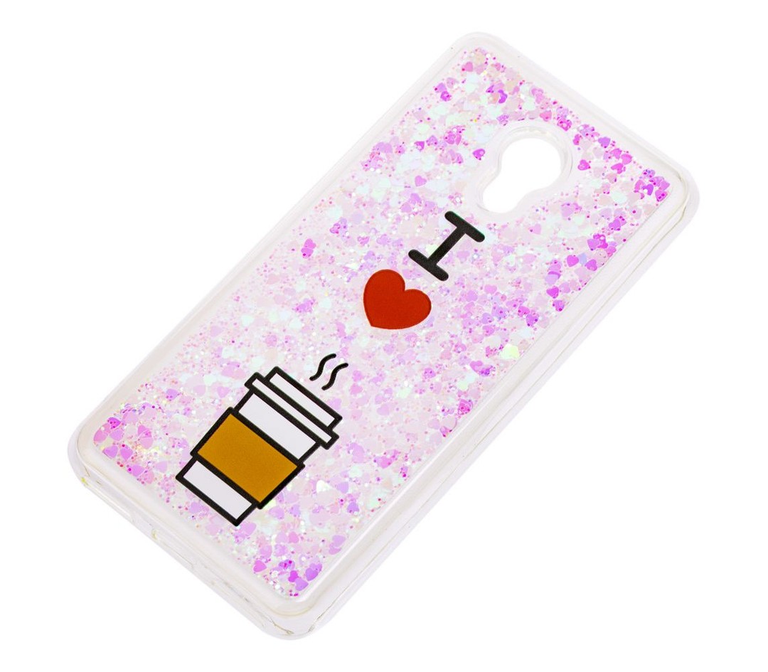 Накладка Lovely Stream для для Meizu M6 (M711)  "i love coffe"-1