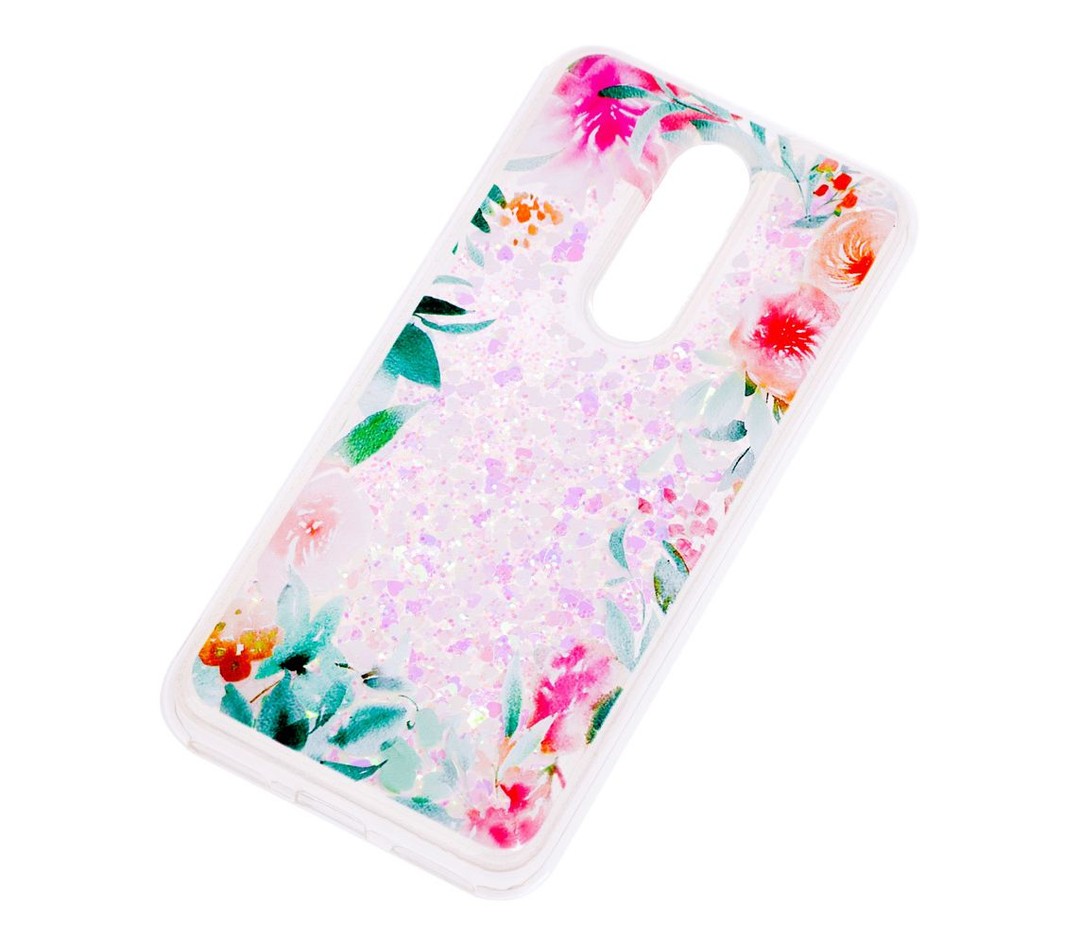 Накладка Lovely Stream для Meizu M6 Note (M721) "Flowering corners" (переливається)-1