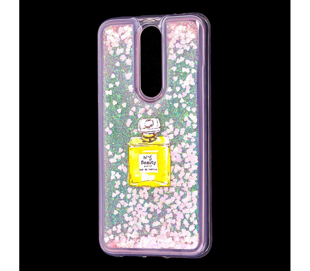 Накладка Lovely Stream для Meizu M8 (M813) (number 5 beauty Paris) (переливаєься)-0