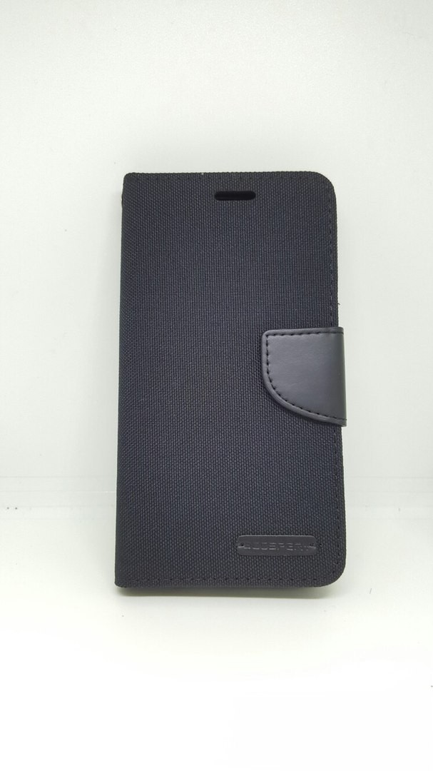 Книжка Goospery Canvas для Meizu U20 чорна-0