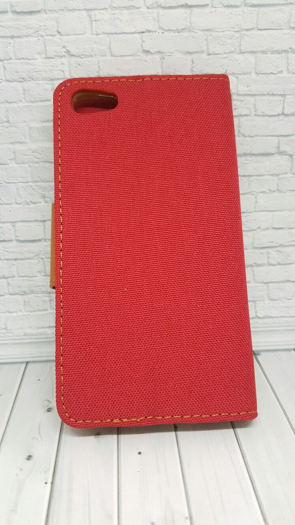 Книжка Goospery Canvas для Meizu U20 червона-1