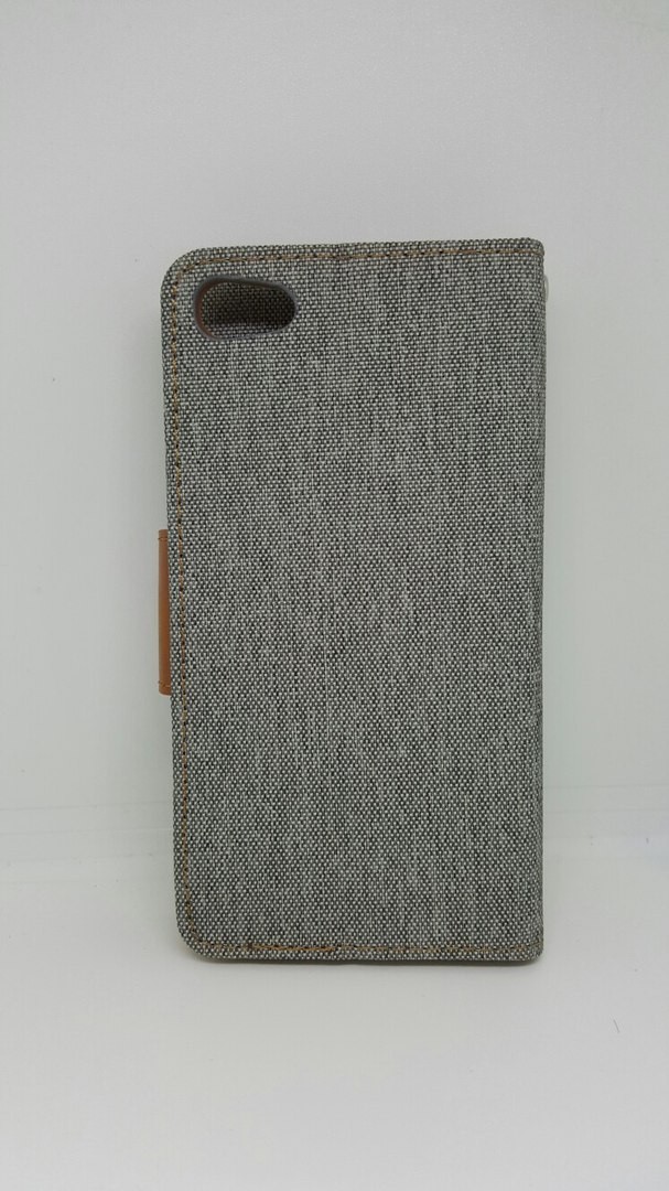 Книжка Goospery Canvas для Meizu U20 сіра-1