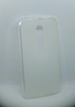 Накладка для Motorola Moto G3 білий (силикон)-0