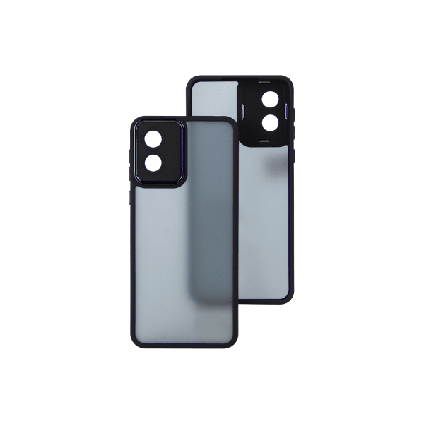 Накладка Luxury Metal Lens для MOTOROLA E13 (Чорний)-0