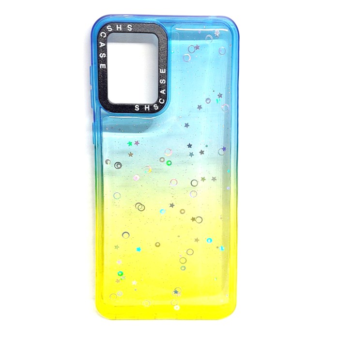 Накладка Shiny-S для Moto E13 4GYellow/Blue-0