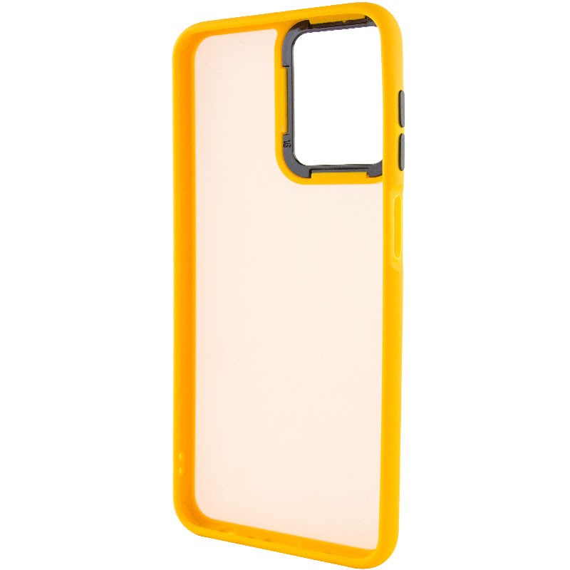 Накладка TPU+PC Lyon Frosted для Oppo A96 / A76 / a36 /Realme 9i (Orange)-1