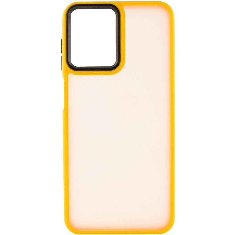 Накладка TPU+PC Lyon Frosted для Oppo A96 / A76 / a36 /Realme 9i (Orange)-0