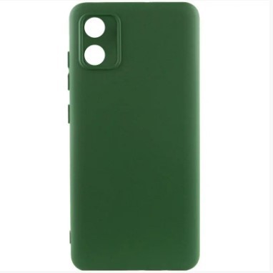 Silicone Case Full Camera для Moto E13 Dark green-0