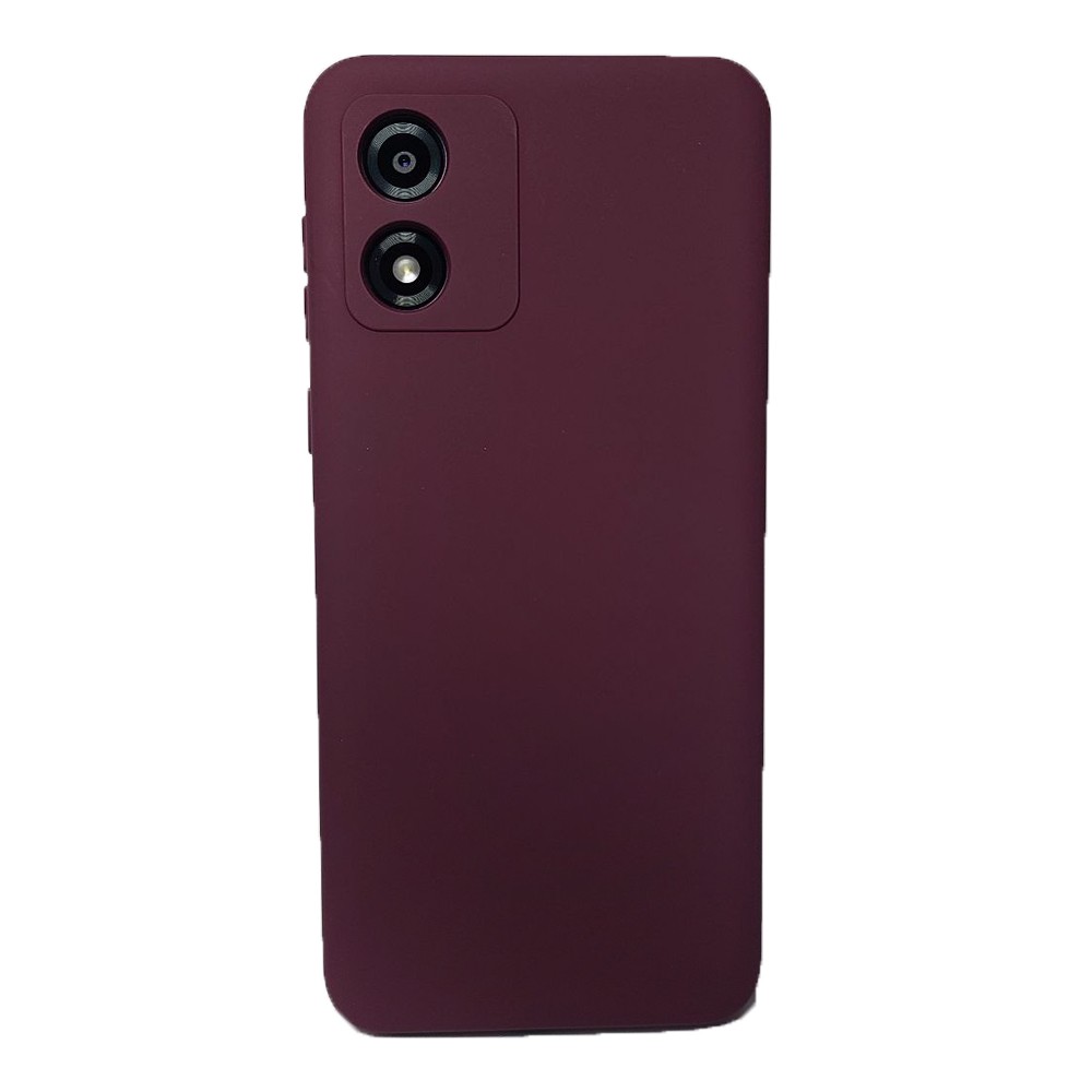 Silicone Case Full Camera для Moto E13 Marsala-0