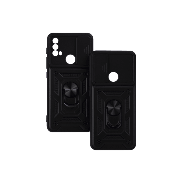 Накладка Camshield Serge Ring для Moto E20/E30/E40 Чорна-0