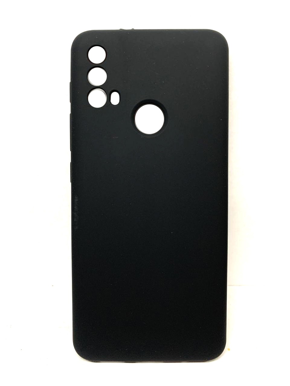 Silicone Case Full Camera для Moto E20/E30/E40 Black-0