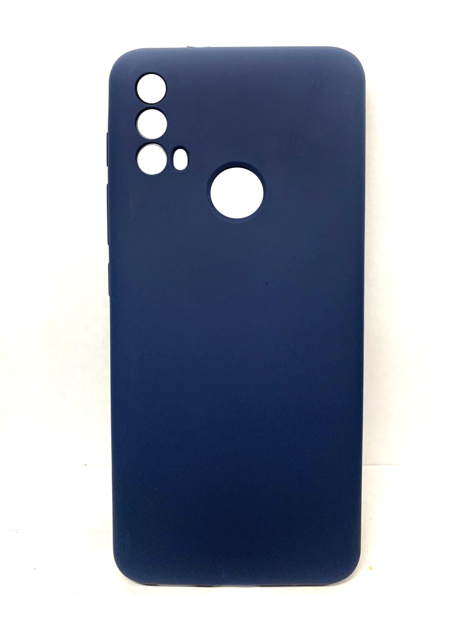 Silicone Case Full Camera для Moto E40 Dark Blue-0