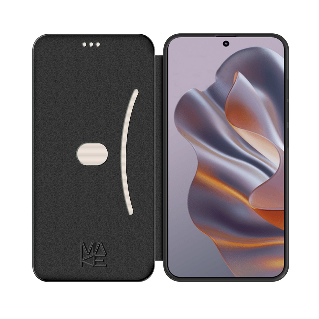 Книжка MAKE для Oppo Reno10/Reno 10 Pro Black-1