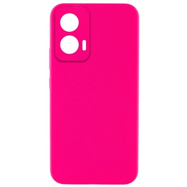 Чохол Silicone case для Moto Edge 50 Fusion / Moto G85 Barbie pink-0