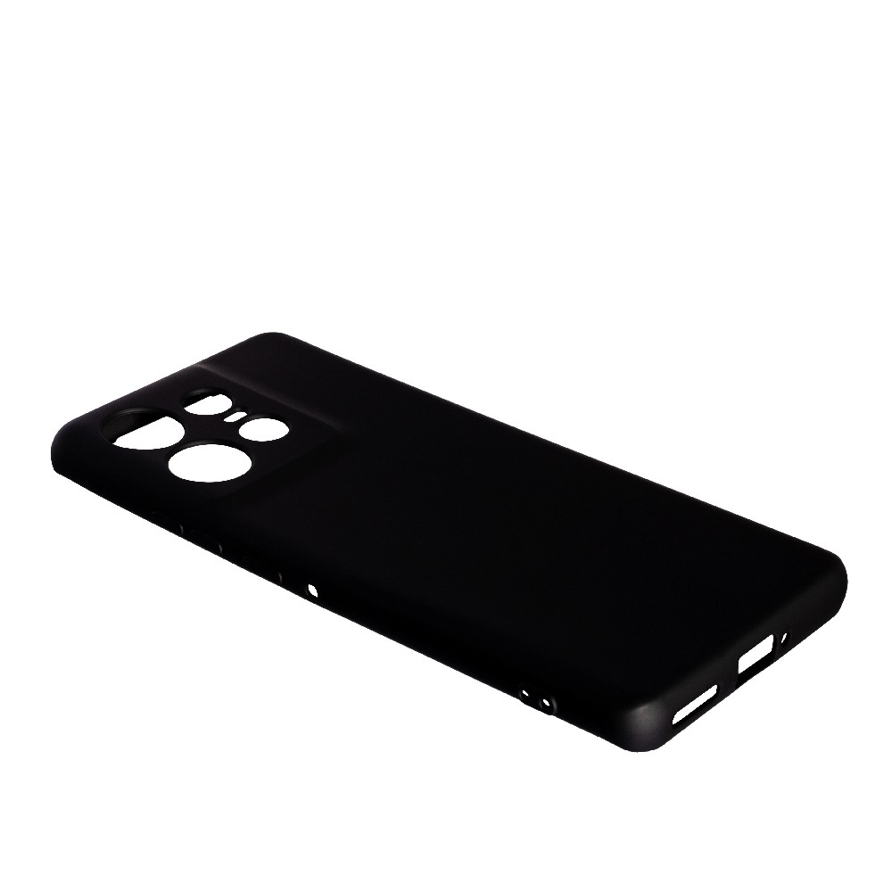 Накладка Silicone case SMTT для Motorola Edge 50 Pro (Black)-1