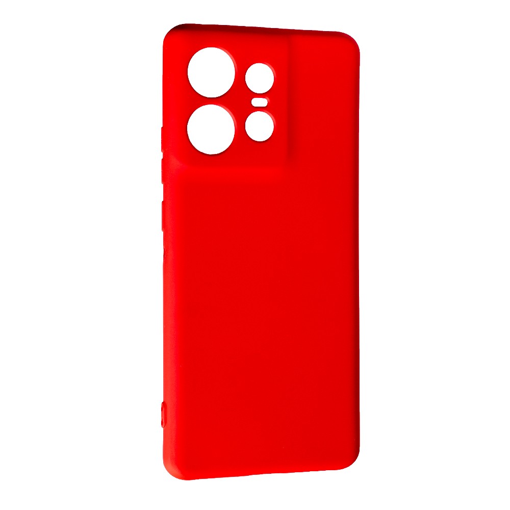 Накладка Silicone case SMTT для Motorola Edge 50 Pro (Red)-0