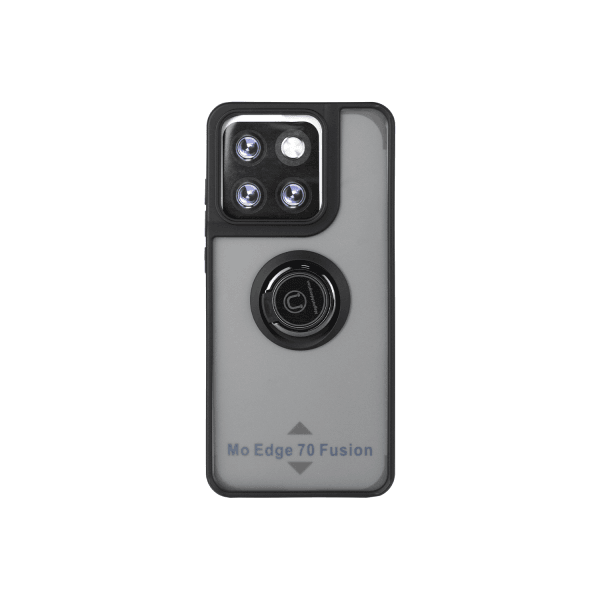 Накладка Totu Gingle Ring для Moto Edge 70 Fusion / Moto Edge 70 Fusion Plus чорна-0