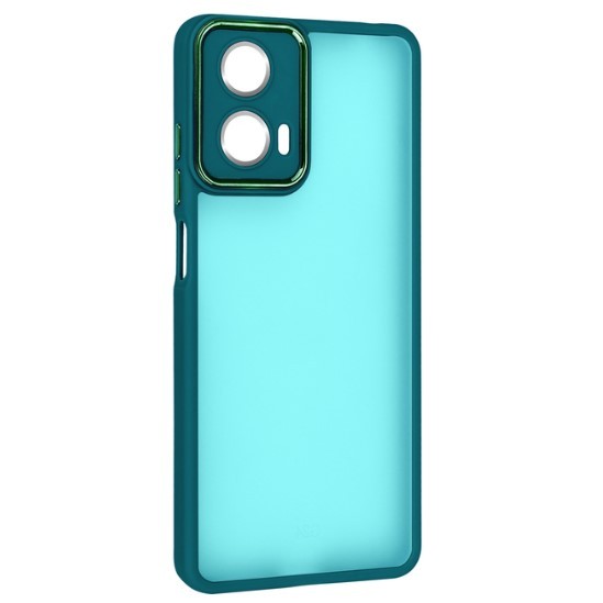 Накладка Luxury Metal Lens для MOTO G04/G04S/G24 зелена-0